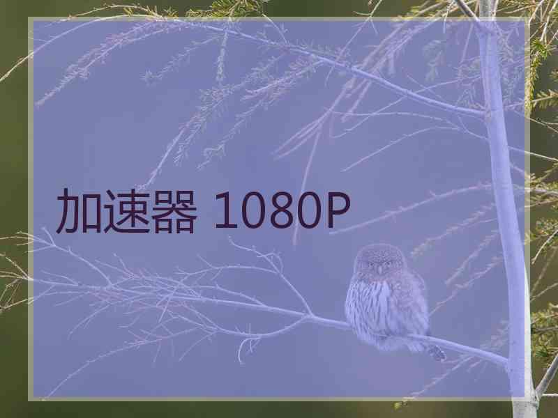 加速器 1080P