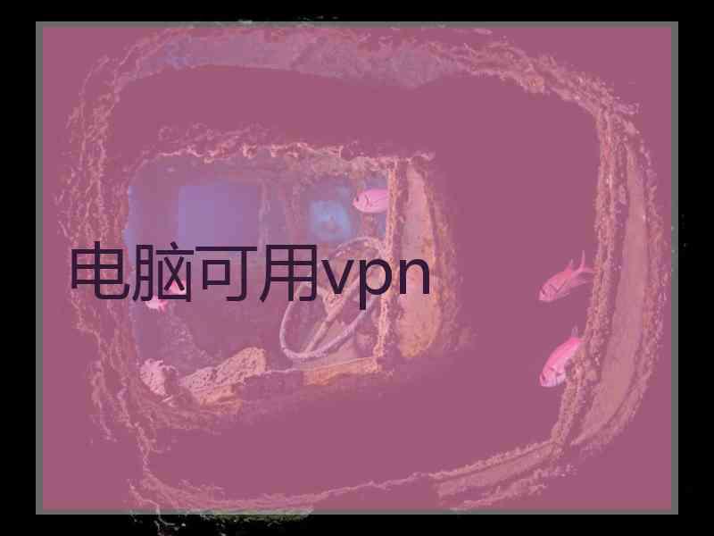 电脑可用vpn