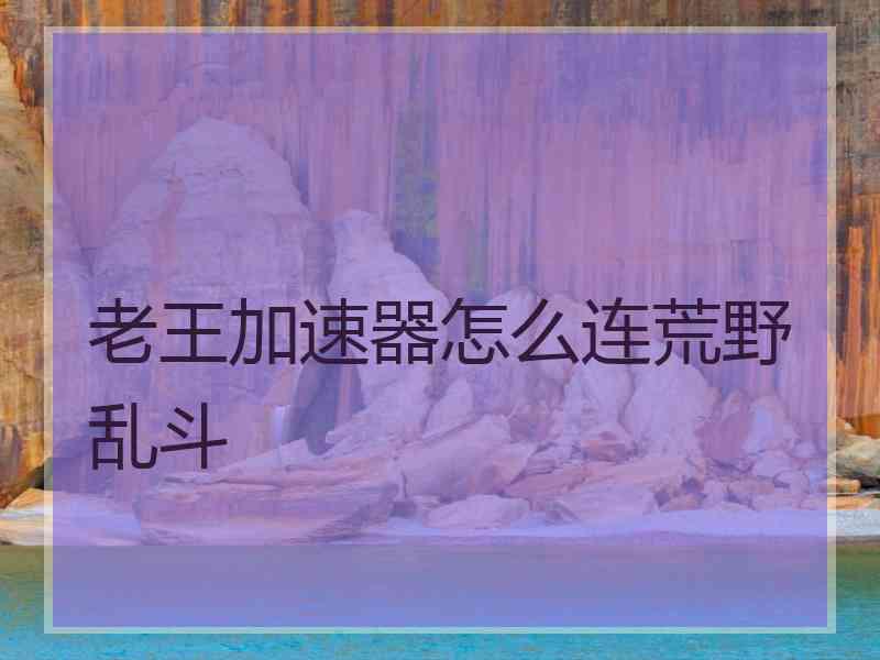 老王加速器怎么连荒野乱斗