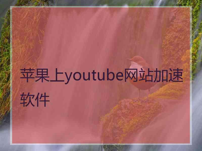 苹果上youtube网站加速软件