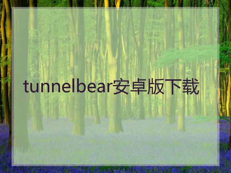 tunnelbear安卓版下载