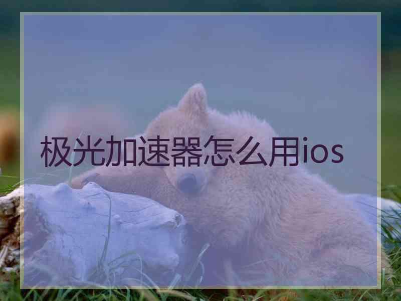 极光加速器怎么用ios