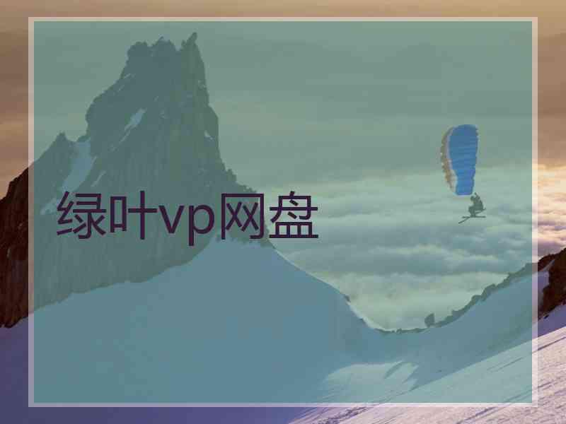 绿叶vp网盘