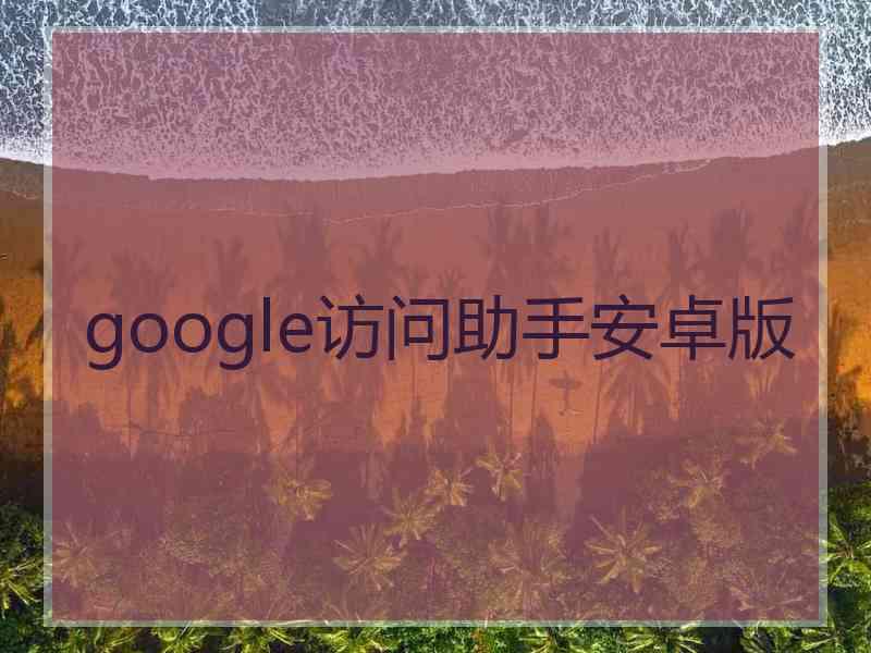 google访问助手安卓版