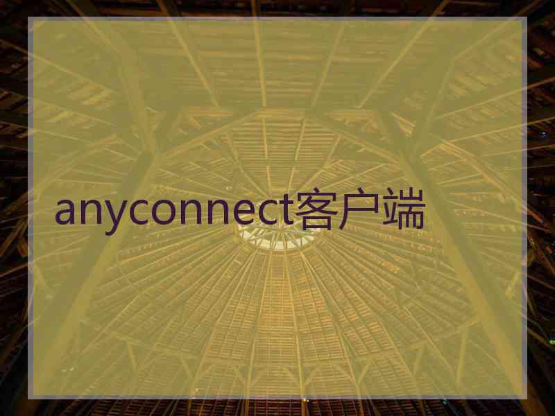 anyconnect客户端