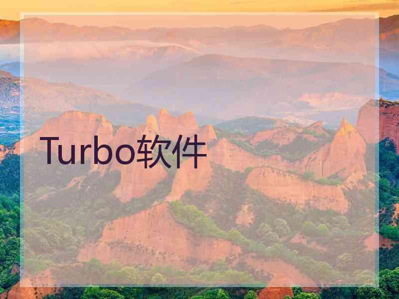 Turbo软件