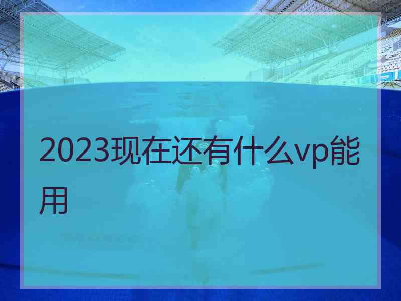 2023现在还有什么vp能用