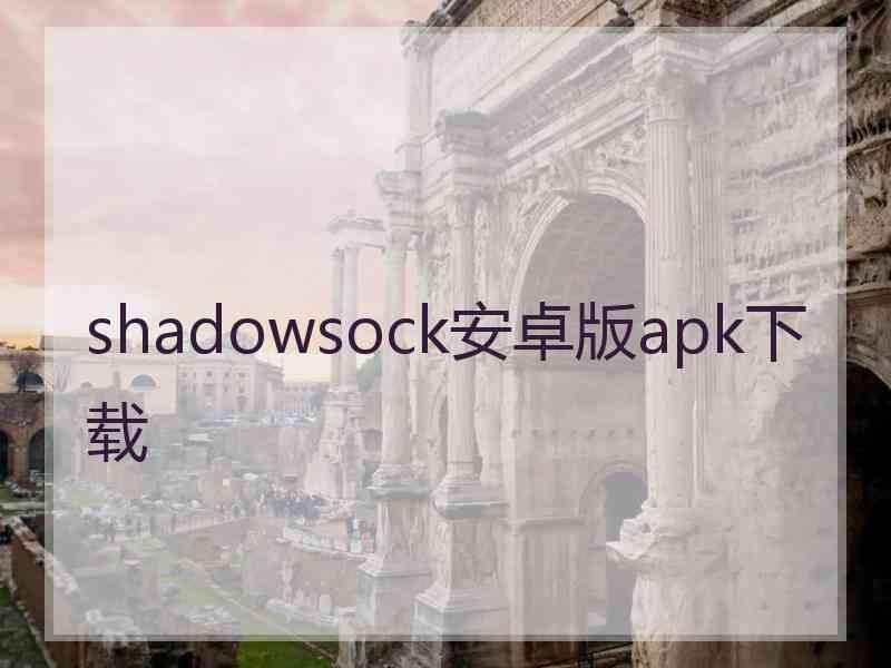 shadowsock安卓版apk下载